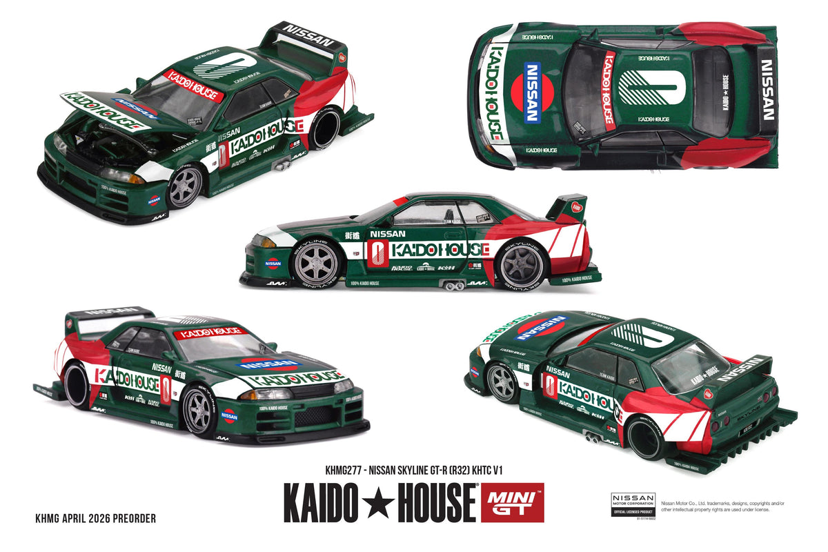 Kaido House MINI GT KHMG277 Nissan Skyline GT-R (R32) KHTC V1