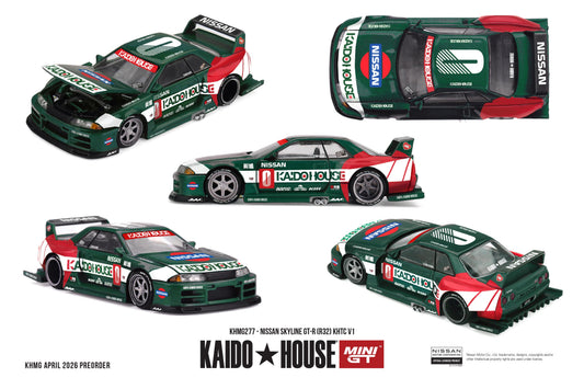 Kaido House MINI GT KHMG277 Nissan Skyline GT-R (R32) KHTC V1