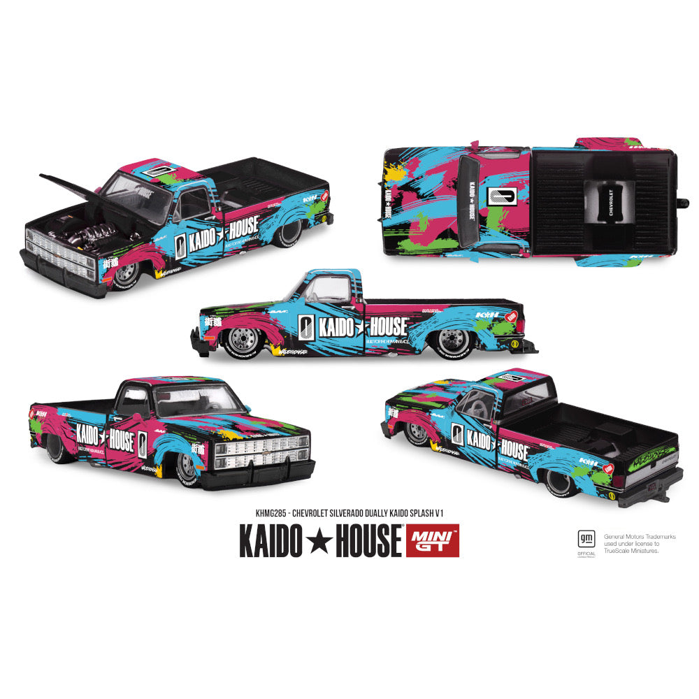 Kaido House MINI GT KHMG285 Chevrolet Silverado Dually Kaido Splash V1