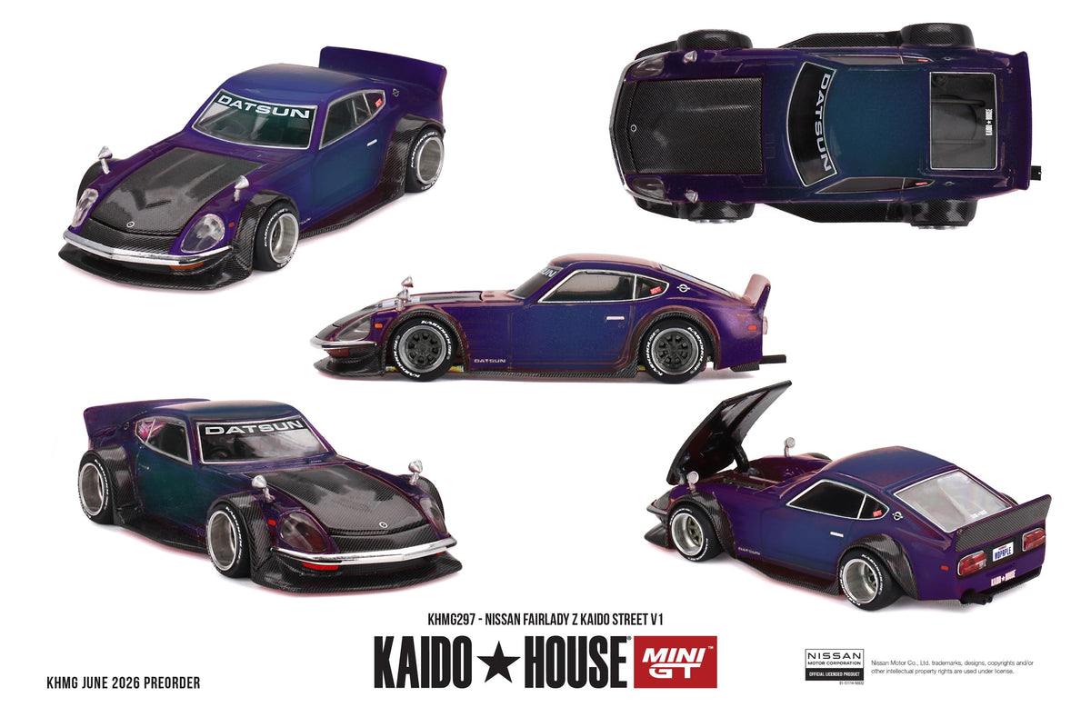 Kaido House MINI GT KHMG297 Nissan Fairlady Z Kaido Street V1