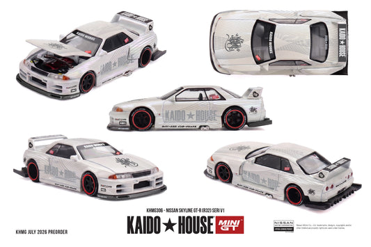 Kaido House MINI GT KHMG306 Nissan Skyline GT-R (R32) Seri V1