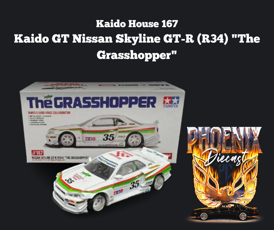 Kaido House 167 Kaido GT Nissan Skyline GT-R (R34) "The Grasshopper"