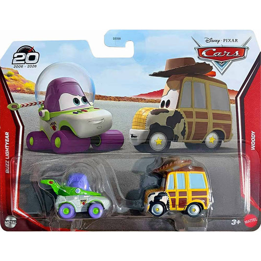 Disney Pixar Cars Buzz Lightyear & Woody 2 Pack 20th