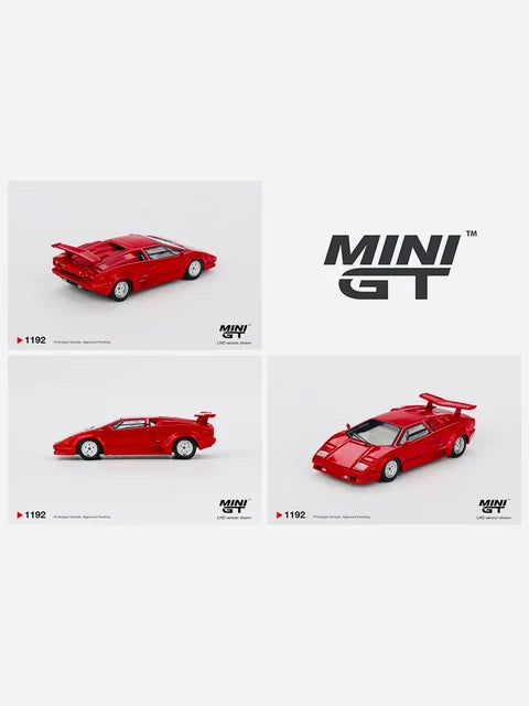Mini GT #1192 Lamborghini Countach 25th Anniversary Red