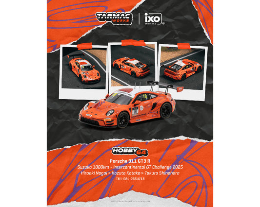 Tarmac Works Porsche 911 GT3 R Suzuka 1000km 2025 #18 1:64 – T64-084-25SUZ18