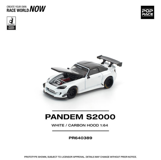 Pop Race Pandem S2000 – White (New Tooling)