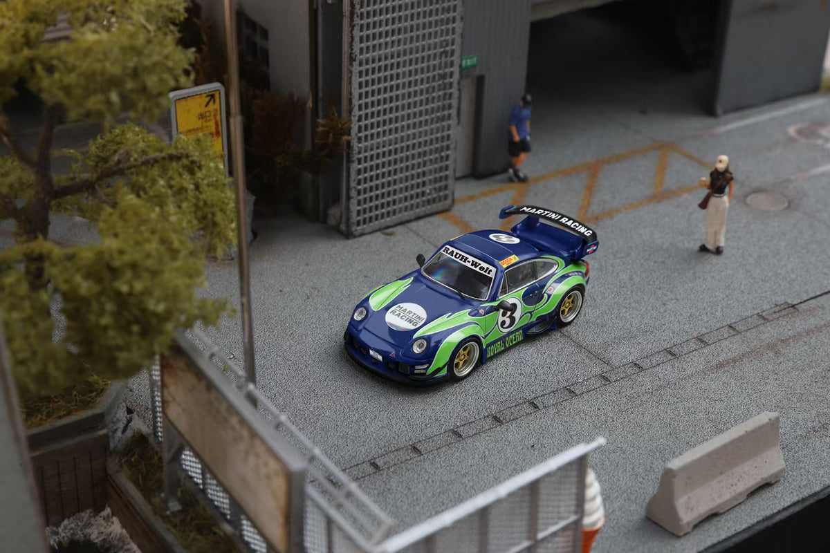 Star Model Rauh-Welt Widebody Modified RWB993 – Blue-Green Royal Ocean