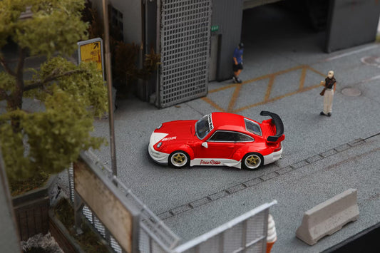 Star Model Rauh-Welt Widebody Modified RWB993 – Red-white Porco Rosso