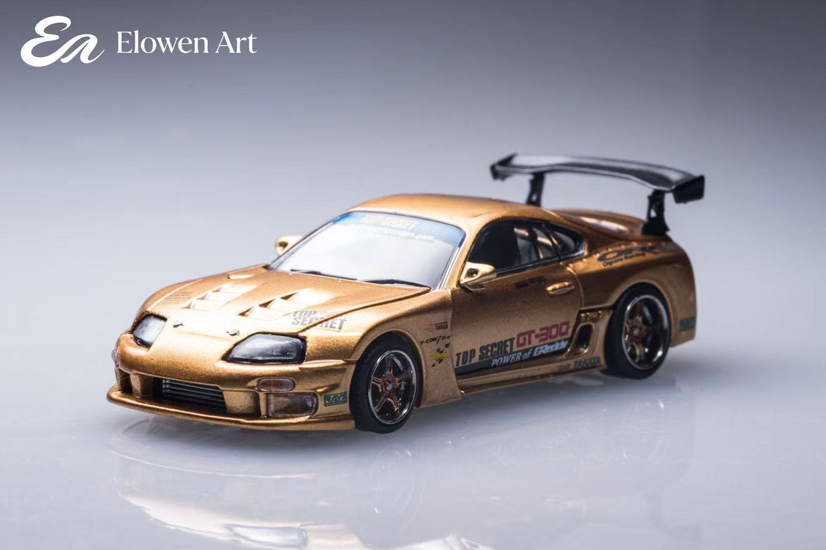 Elowen Art Toyota Supra Top Secret GT300 — Gold — Preorder