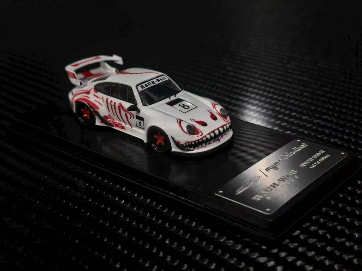 Porsche RWB #8 — White & Red — Preorder