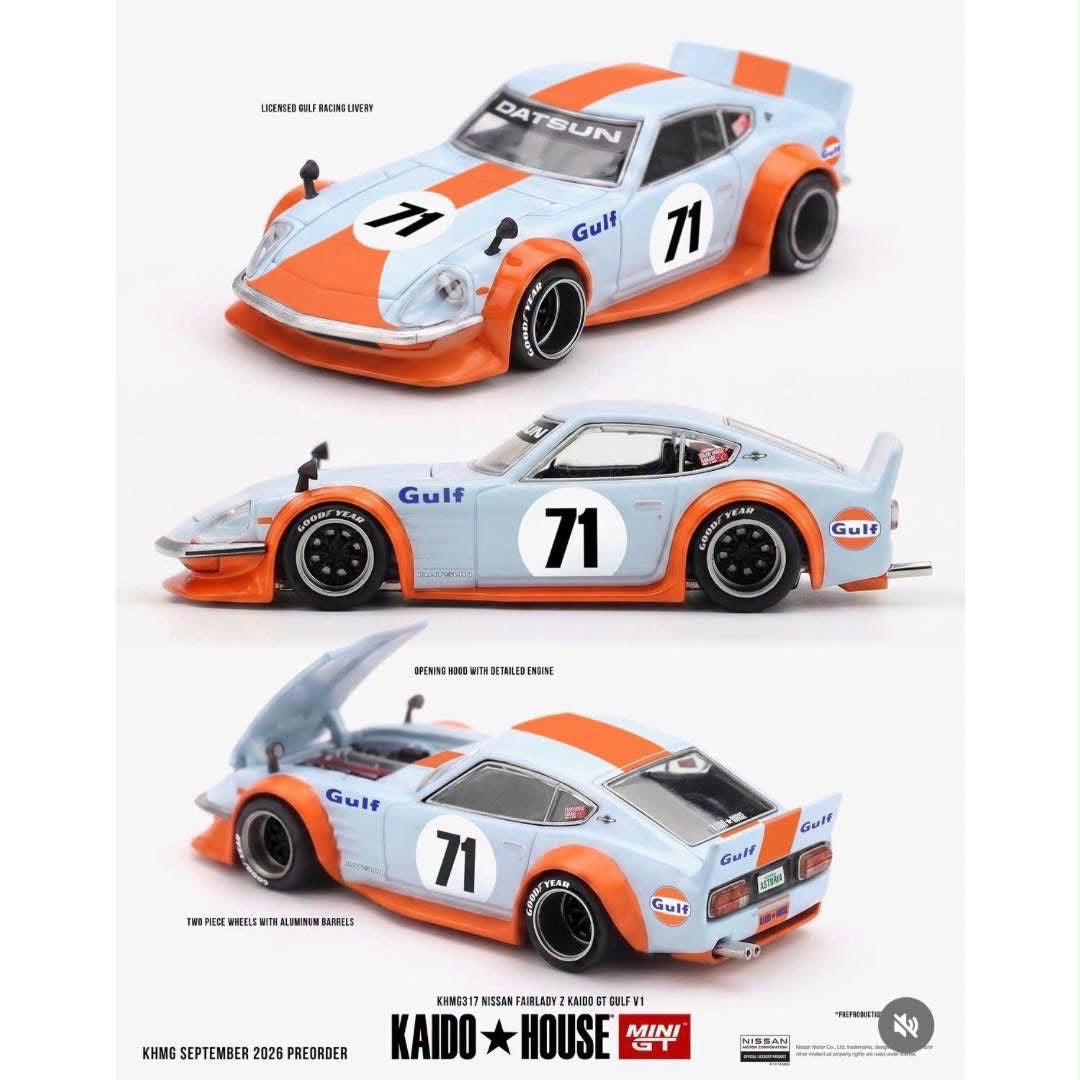 Kaido House KHMG317 Nissan Fairlady Z Kaido GT Gulf V1