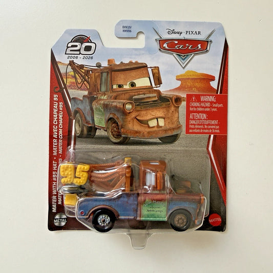 Disney Pixar's Cars - 20th Anniversary - Mater with #95 Hat