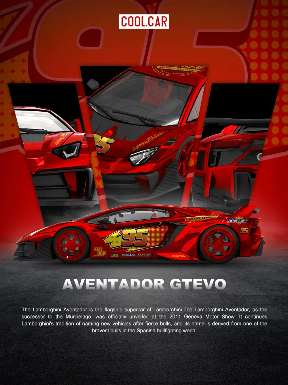 Lamborghini GTEVO Lightning McQueen