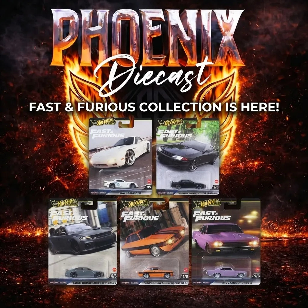 Hot Wheels Fast and Furious Premium K Case Set of 5