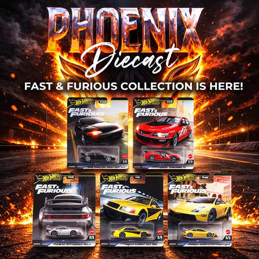 Hot Wheels Fast and Furious Premium M Case Set of 5