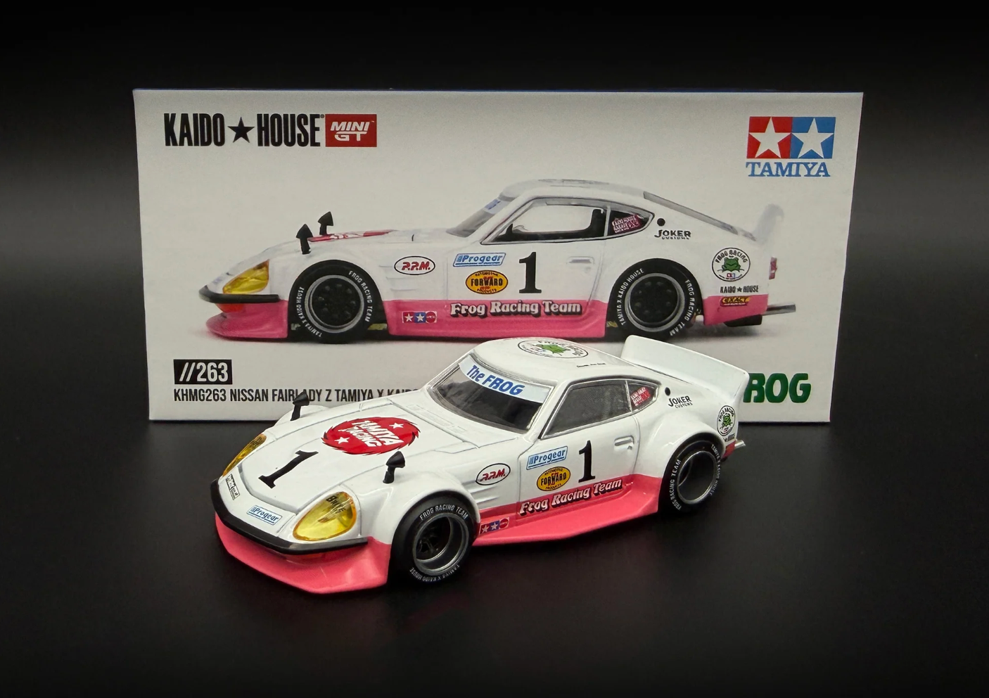 Kaido House KHMG263 Nissan Fairlady Z Tamiya Kaido House The Frog V1 White Pink